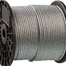 Оцинкованный канат Гост: 3069-80 черный, двойной свивки типа ЛК-О