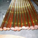 Бескислородный медный пруток (круг) М0б ГОСТ 10988-75 Бескислородный медный пруток (круг) М0б ГОСТ 10988-75