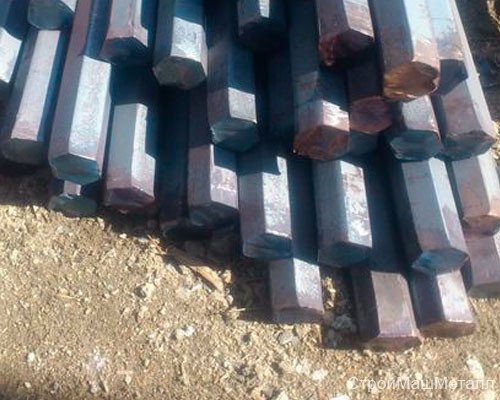 Шестигранник калиброванный 55 мм ст 09г2с ГОСТ 8560