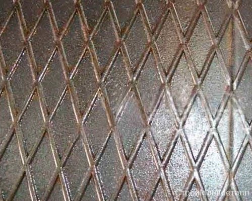 Лист рифлёный ромб 2,5х1250х2500 мм ст 3 ГОСТ 8568