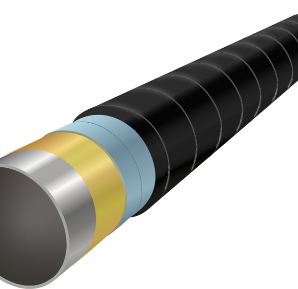 ВУС изоляция труба НКТ насоснокомпрессорная, Покрытие: трехслойное