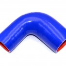 Патрубок силиконовый угловой с переходом мм L=150х150 мм, 90