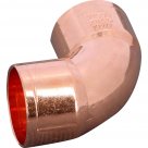 Отвод латунный Ду 20 мм, s= 3/4 мм, Соединение: цанга-гайка