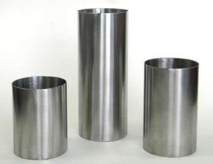 Стаканы лабораторные цилиндрические из серебра